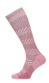 Chevron Women Moderate Compression Socks Lotus