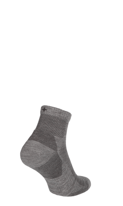 Elevate Quarter Men's Compression Sports Socks Light Grey