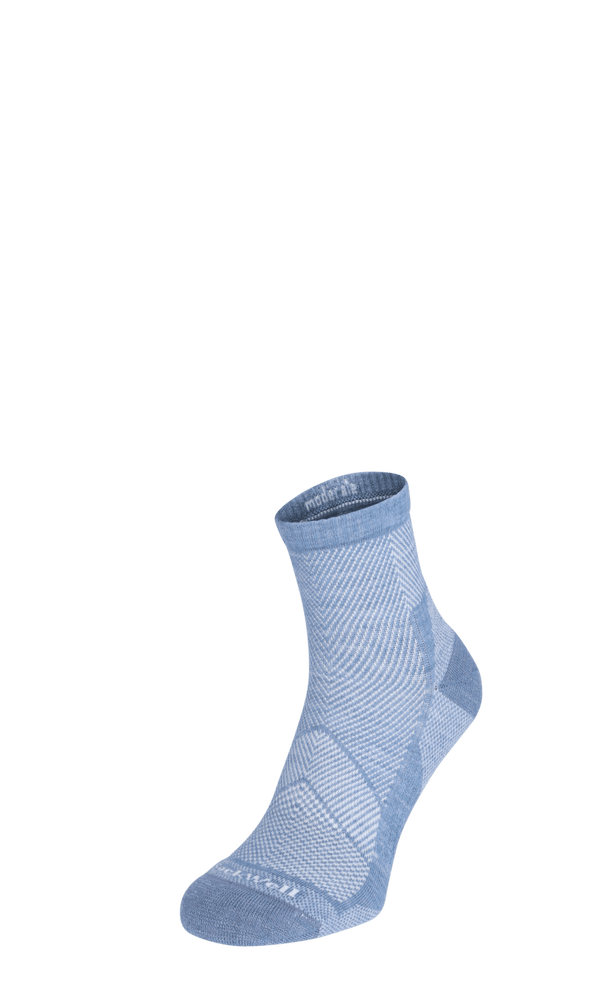 Elevate Quarter Women Compression Sports Socks Bluestone