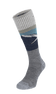 Modern Mountain Men Compression Hiking Socks Grey