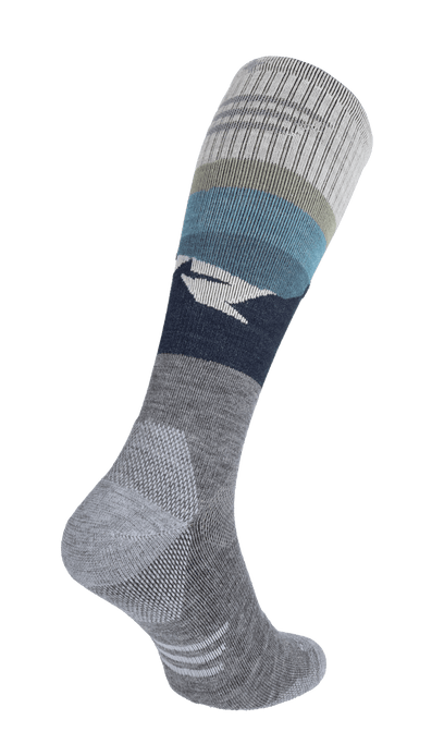 Modern Mountain Men Compression Hiking Socks Grey