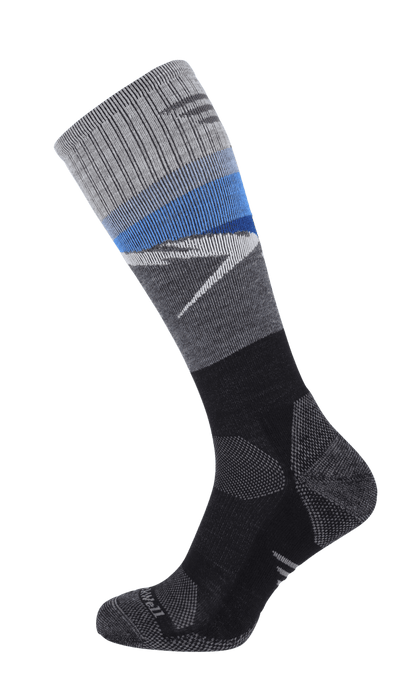 Modern Mountain Men Compression Hiking Socks Black