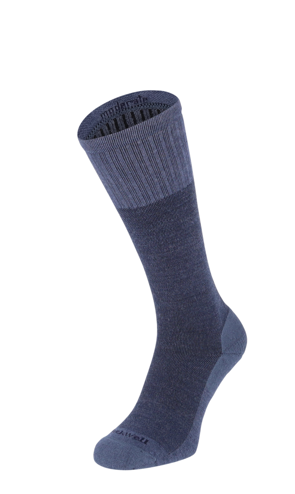 The Basic Men Moderate Compression Socks Denim