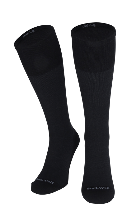 The Basic Men Moderate Compression Socks Black