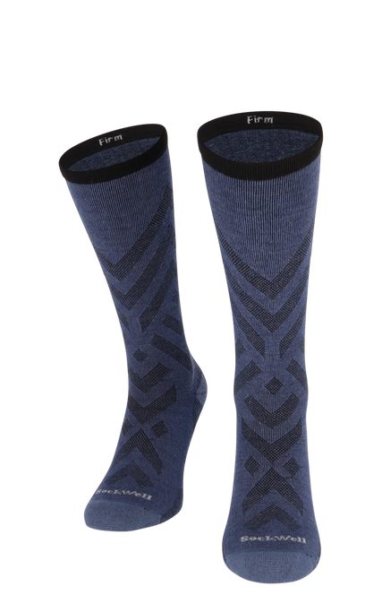 Surge Men Firm Compression Socks Denim