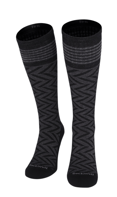 Chivalry Men Firm Compression Socks Black