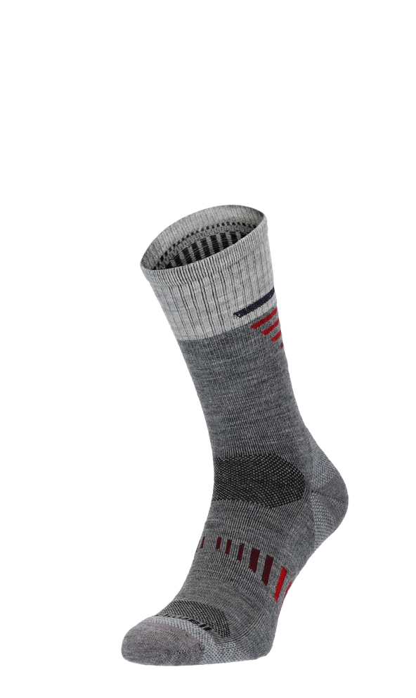 Ascend Crew II Men Hiking Socks Class 1 Grey