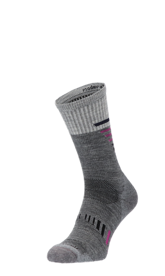 Ascend Crew II Women Hiking Socks Class 1 Grey