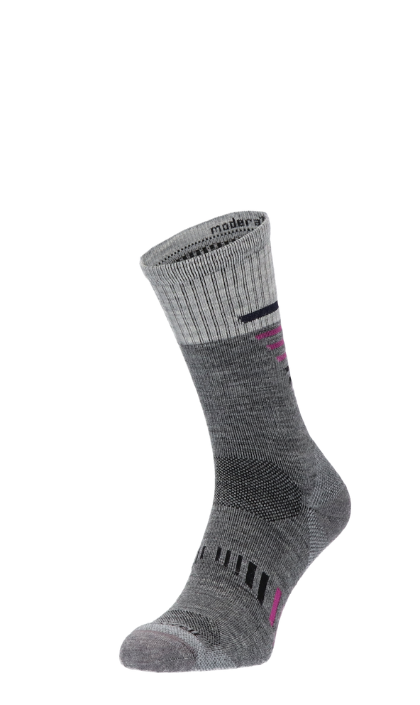 Ascend Crew II Women Hiking Socks Class 1 Grey