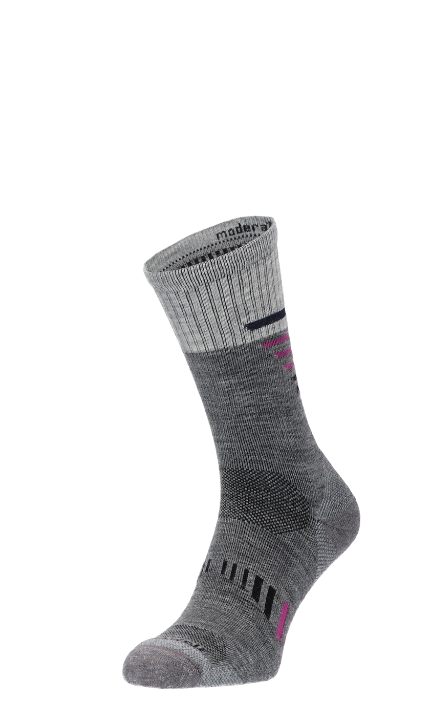 Ascend Crew II Women Hiking Socks Class 1 Grey