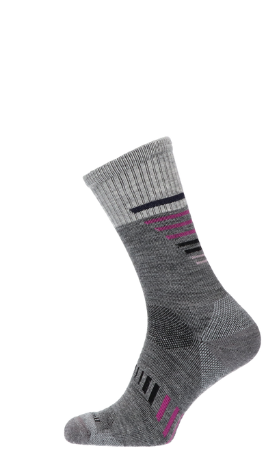 Ascend Crew II Women Hiking Socks Class 1 Grey