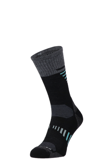 Ascend Crew II Women Hiking Socks Class 1 Black