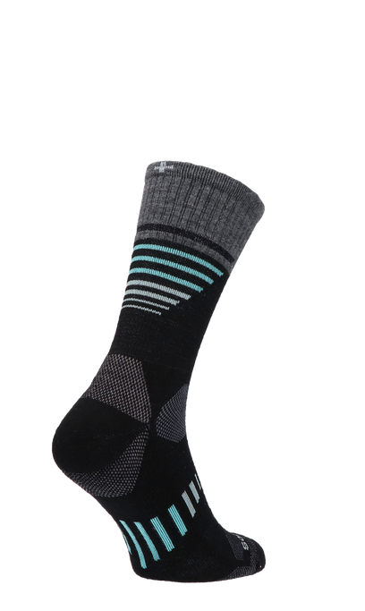 Ascend Crew II Women Hiking Socks Class 1 Black