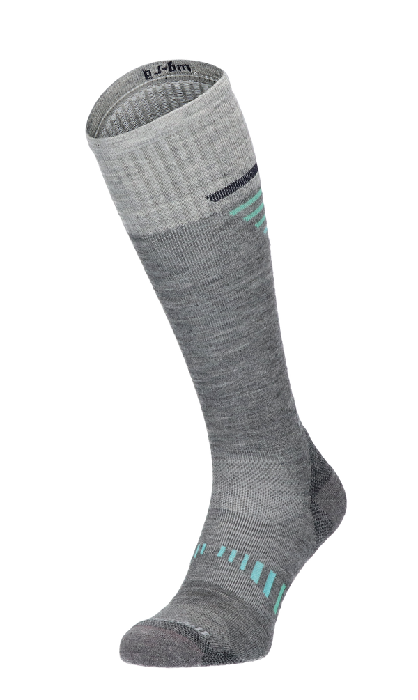 Ascend II Women Compression Hiking Socks Grey
