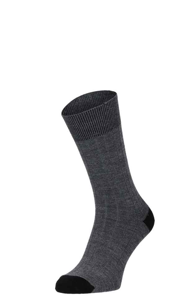 Chelsea Rib Men’s Socks Charcoal