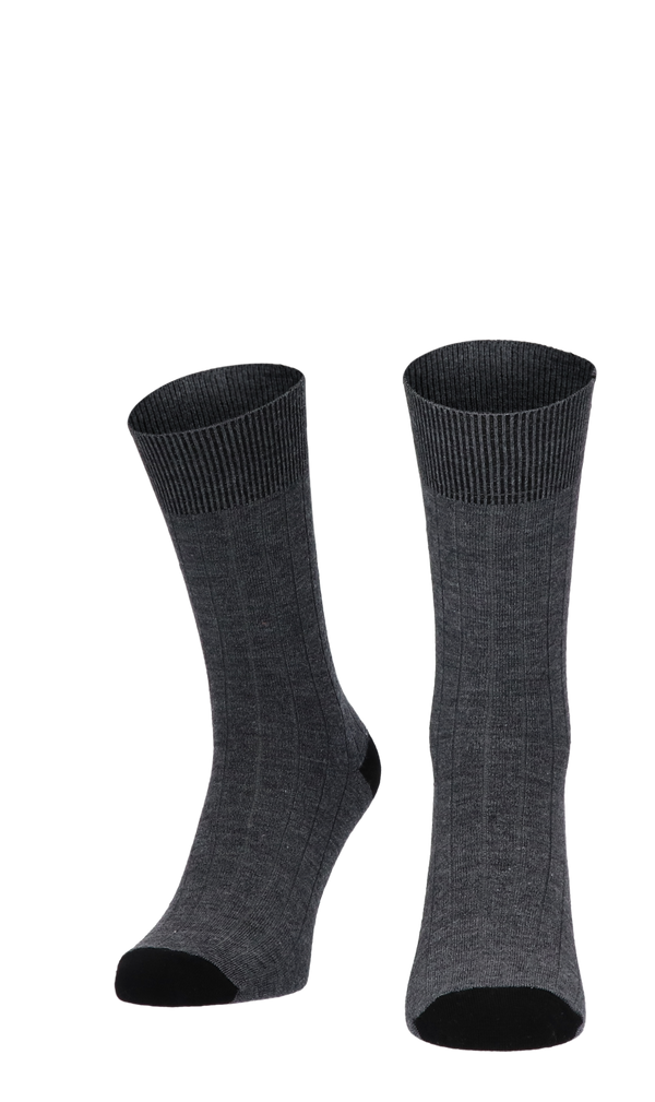 Chelsea Rib Men’s Socks Charcoal