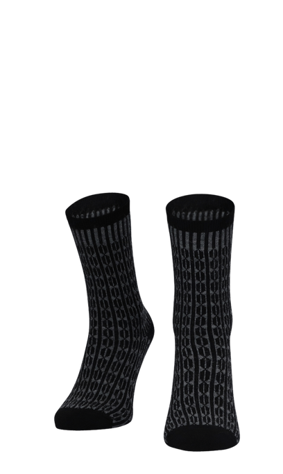 Baby Cable Women’s Socks Black