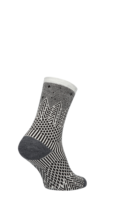 Mountain Jaquard Women’s Socks Black Simmer