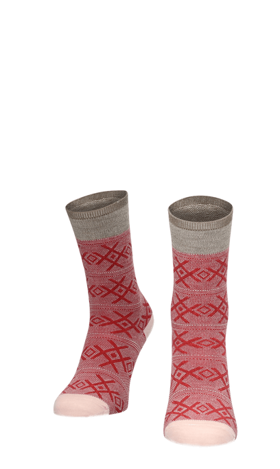 Cabin Therapy Women’s Socks Red Rock