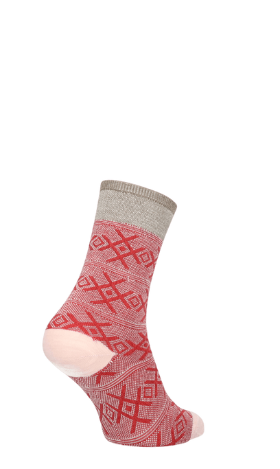 Cabin Therapy Women’s Socks Red Rock