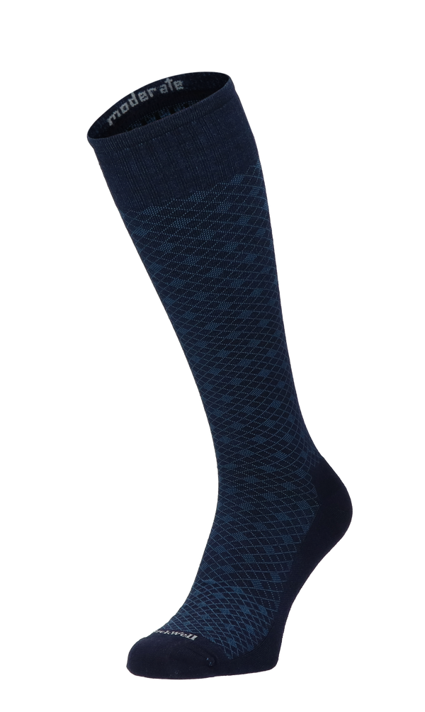 Featherweight Men Moderate Compression Socks Navy
