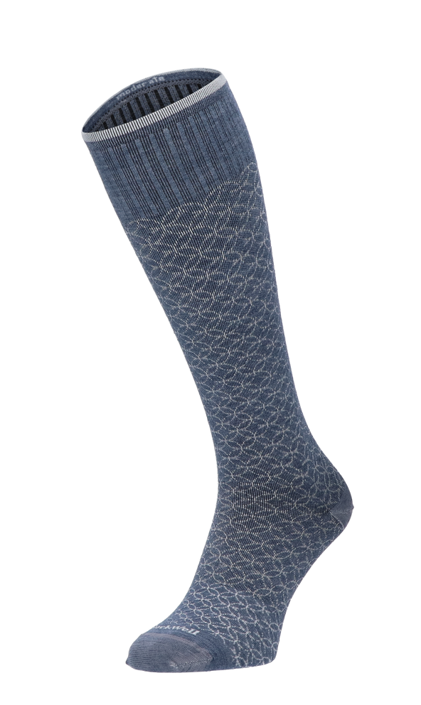 Featherweight Fancy Women Compression Socks Class 1 Denim