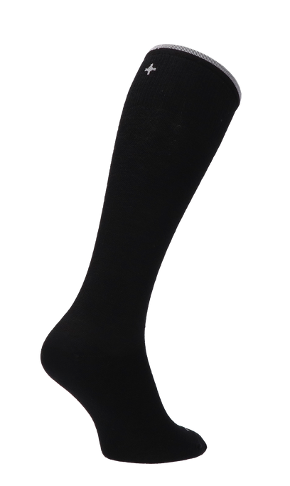 Featherweight Fancy Women Compression Socks Class 1 Black Solid