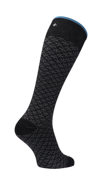 Featherweight Fancy Women Compression Socks Class 1 Black Multi