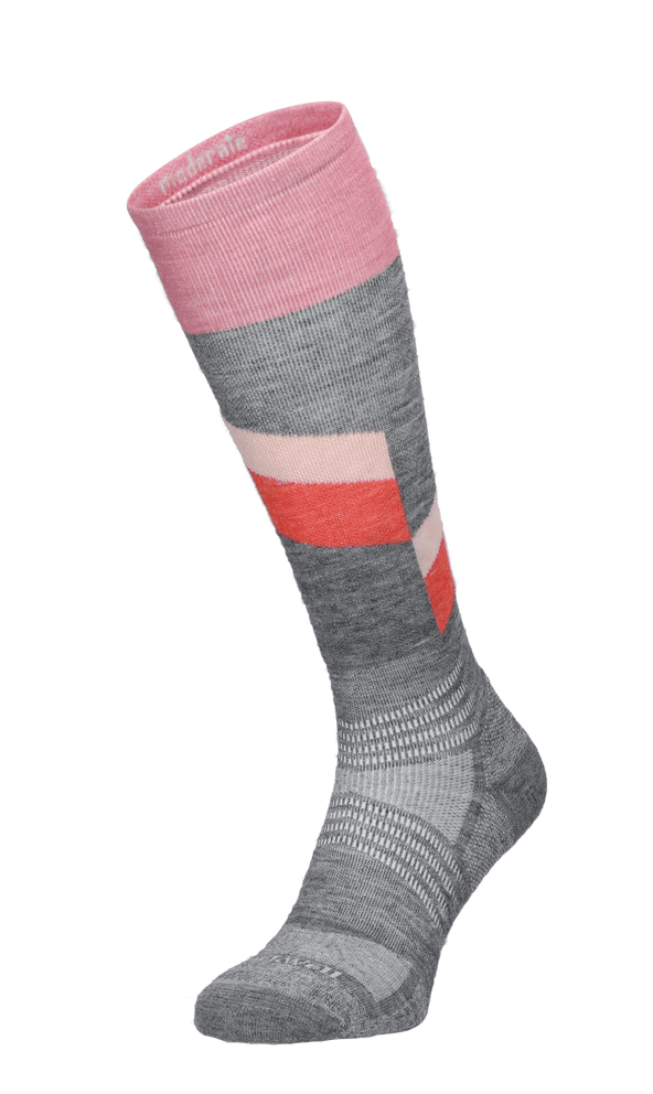 Steep Medium Women Ski Socks Class 1 Grey