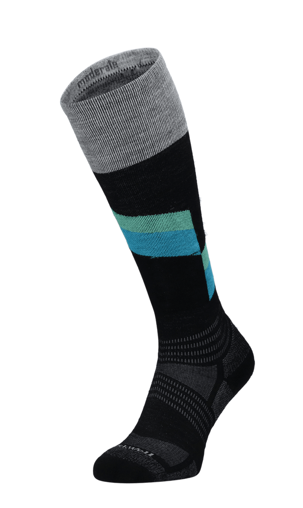 Steep Medium Women Moderate Compression Ski Socks Black