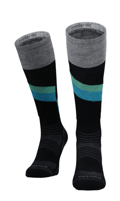 Steep Medium Women Ski Socks Class 1 Black