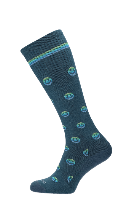 Smiley Women Compression Socks Class 1 Blue Ridge