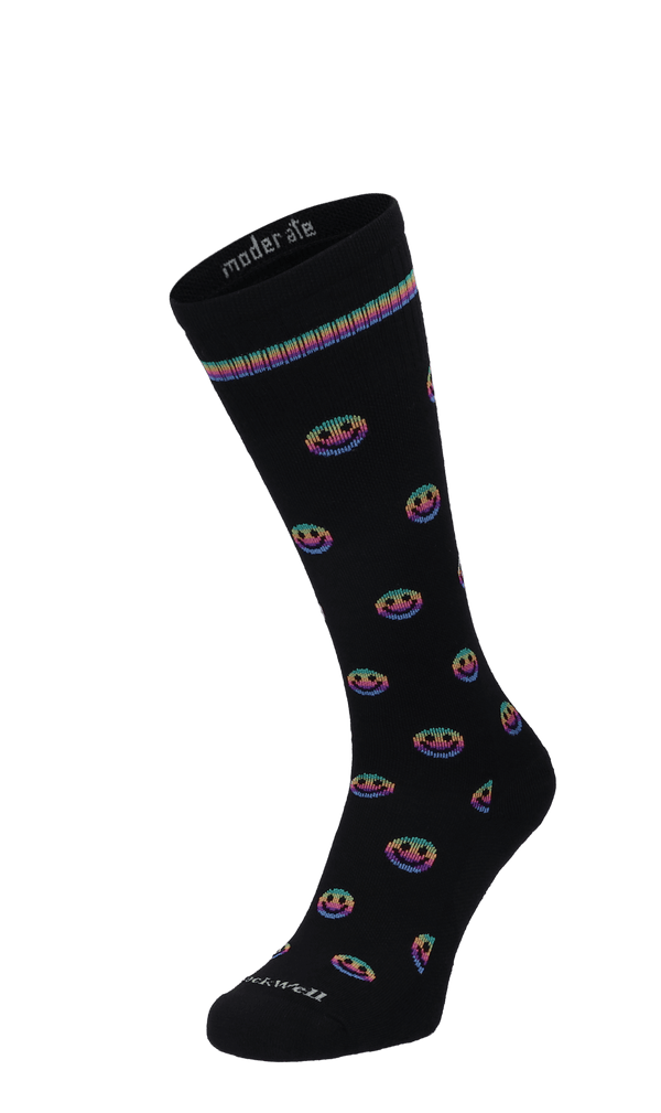 Smiley Women Compression Socks Class 1 Black