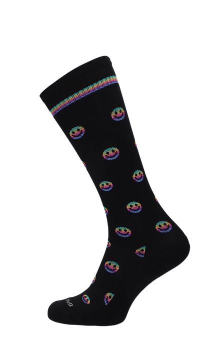 Smiley Women Compression Socks Class 1 Black