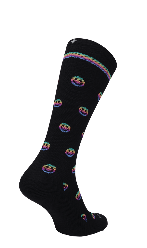 Smiley Women Compression Socks Class 1 Black