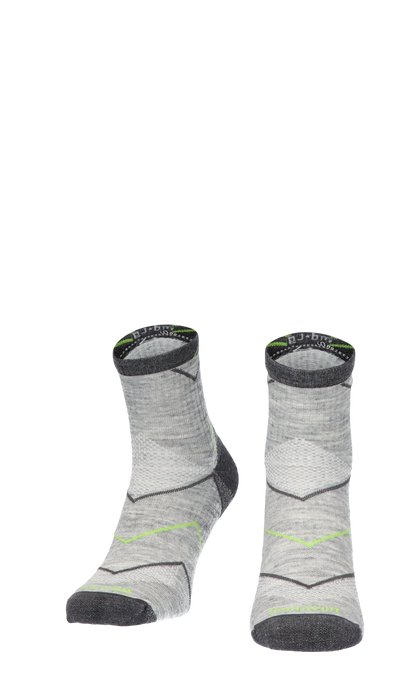 Incline Quarter Men Sports Socks Class 1 Grey