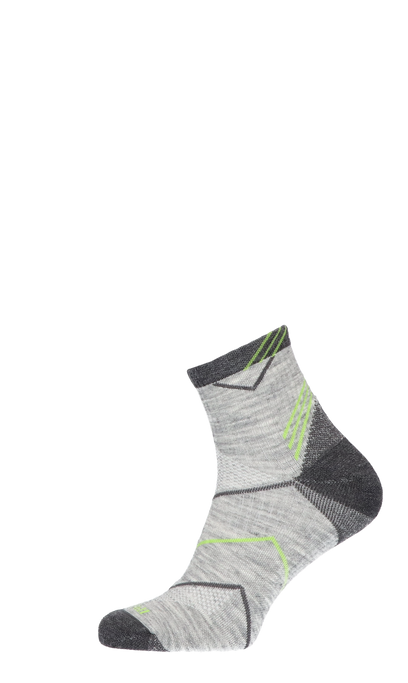 Incline Quarter Men Sports Socks Class 1 Grey