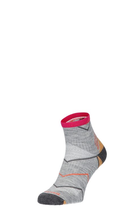 Incline Quarter Women Sports Socks Class 1 Grey