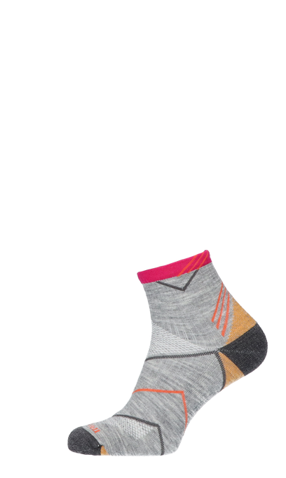 Incline Quarter Women Sports Socks Class 1 Grey