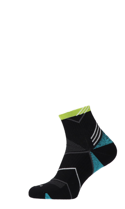 Incline Quarter Women Sports Socks Class 1 Black