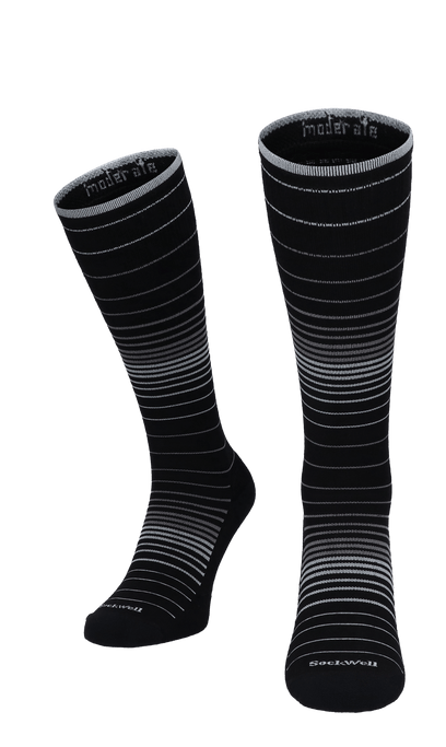 Full Stripe Women Compression Socks Class 1 Black