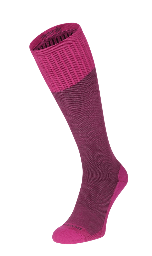 The Basic Women Moderate Compression Socks Raspberry