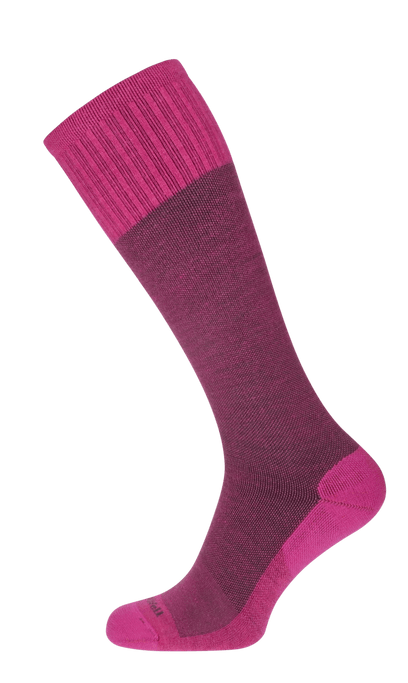 The Basic Women Moderate Compression Socks Raspberry