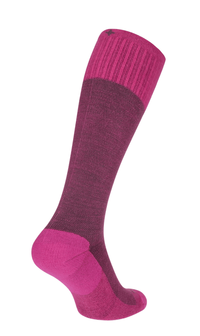 The Basic Women Moderate Compression Socks Raspberry