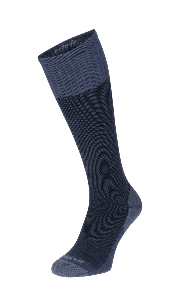 The Basic Women Moderate Compression Socks Denim