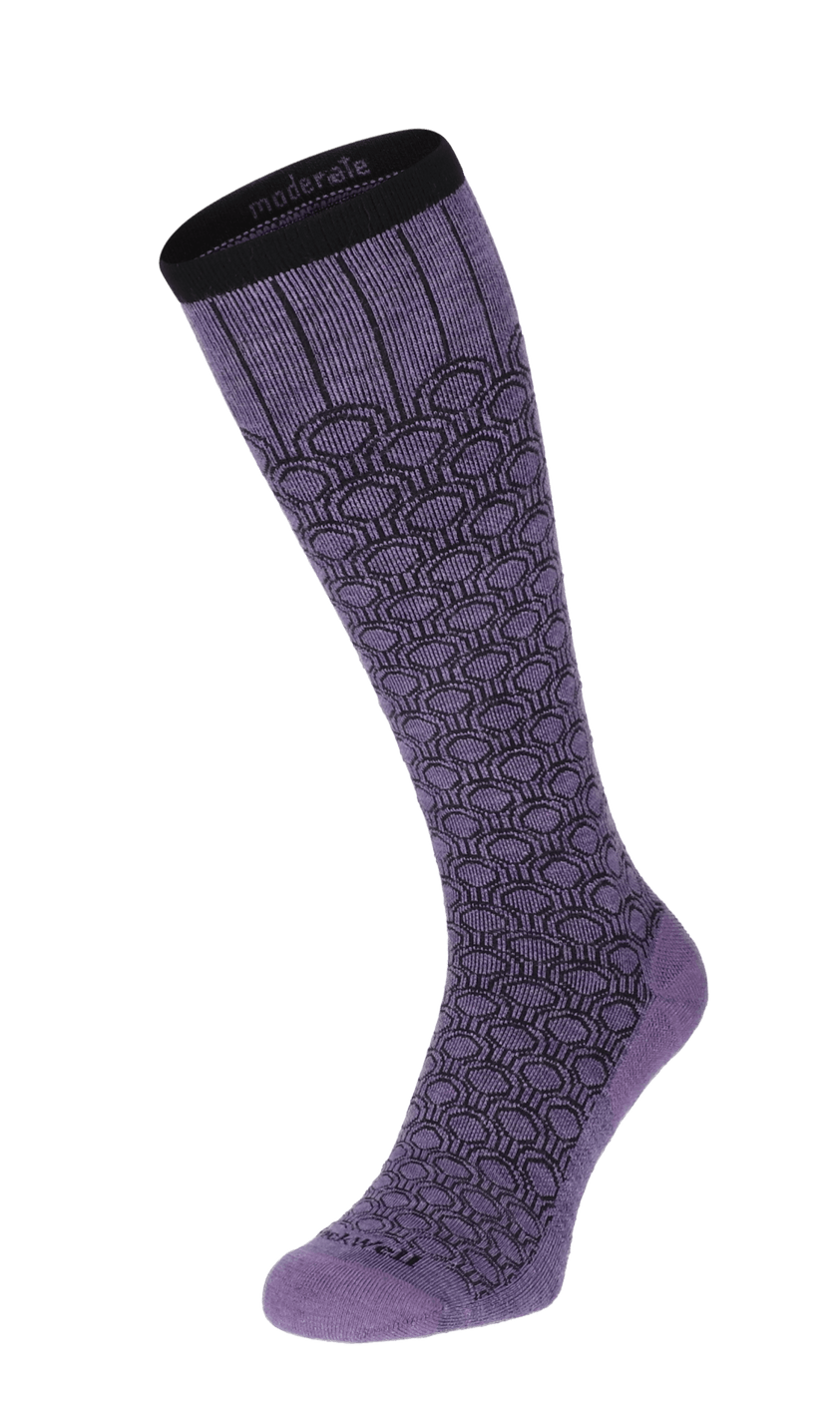 Deco Dot Women Compression Socks Class 1 Plum