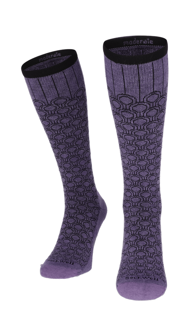Deco Dot Women Compression Socks Class 1 Plum