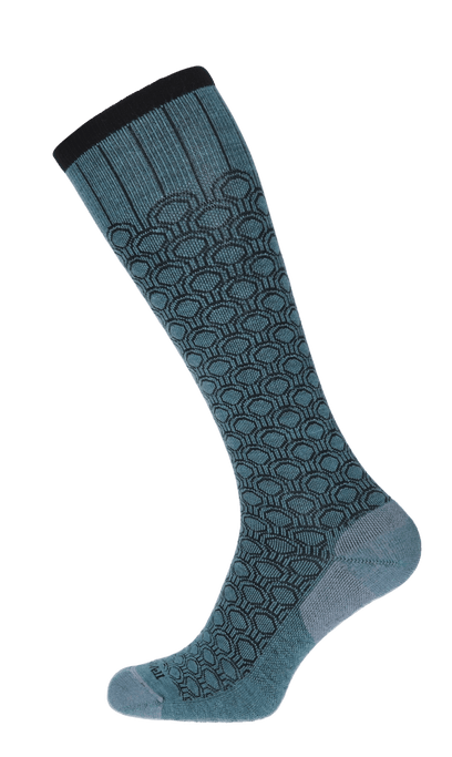 Deco Dot Women Compression Socks Class 1 Blue Ridge