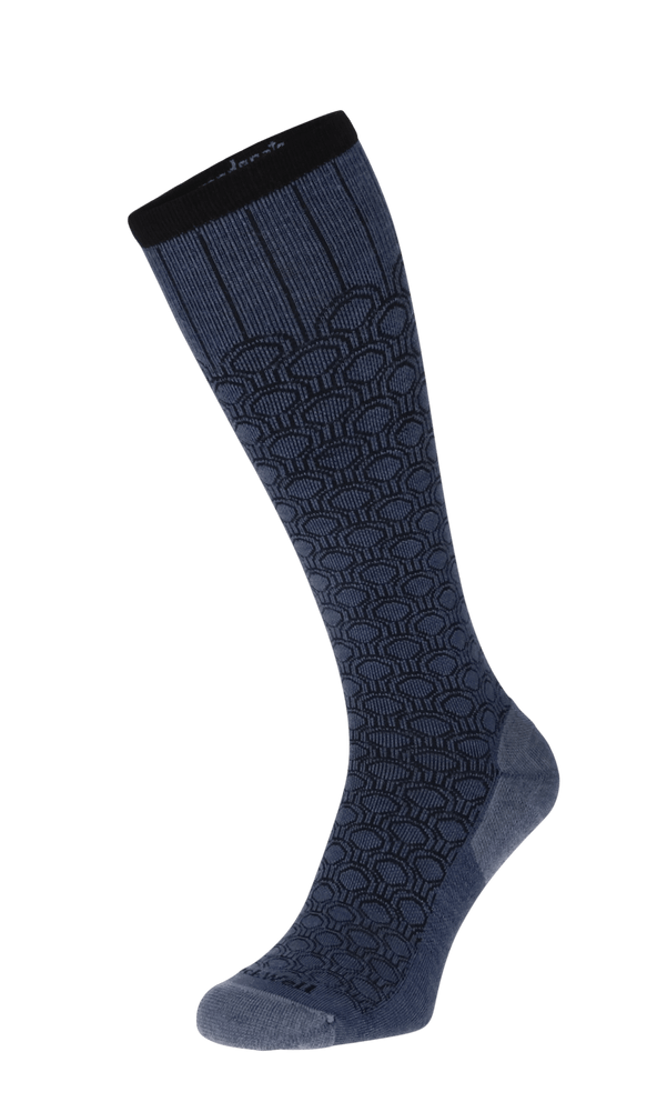 Deco Dot Women Compression Socks Class 1 Denim