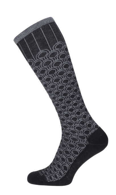 Deco Dot Women Compression Socks Class 1 Black